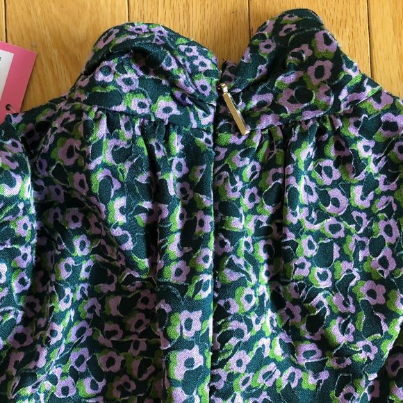 Brand New Beautiful Kate Spade Flair Flora Devoré Mini Dress - Picture 10 of 16